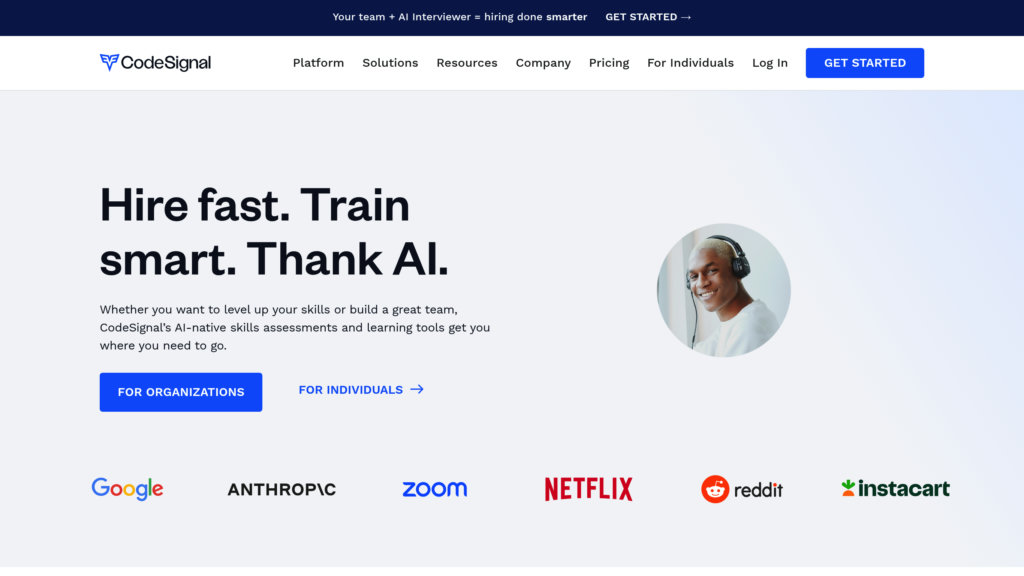 CodeSignal Screenshot