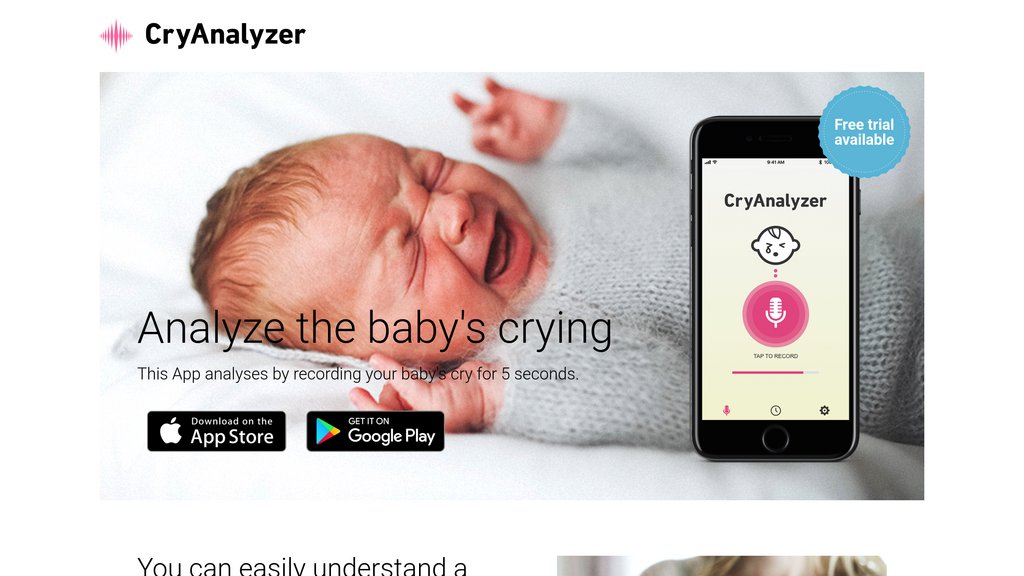 CryAnalyzer Captura de pantalla