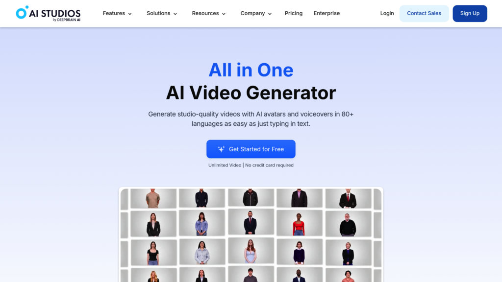 DeepBrain AI Captura de pantalla