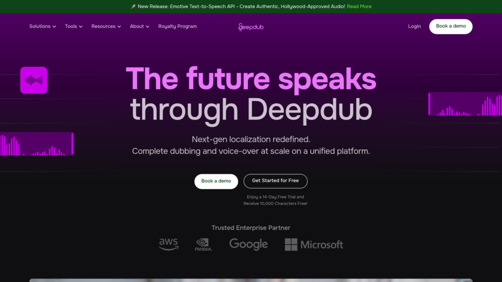 Deepdub GO Screenshot