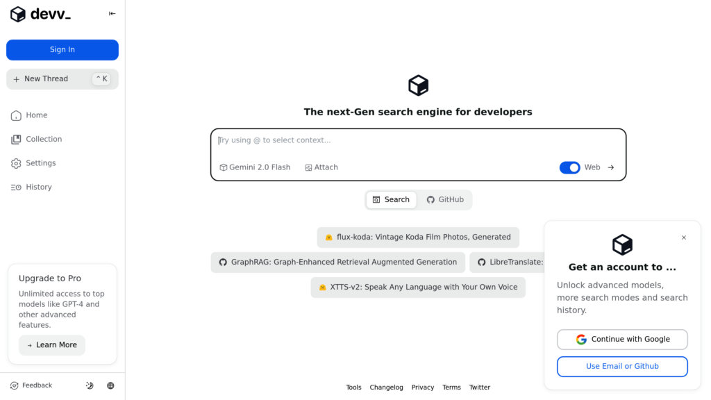 Devv AI Capture d'écran