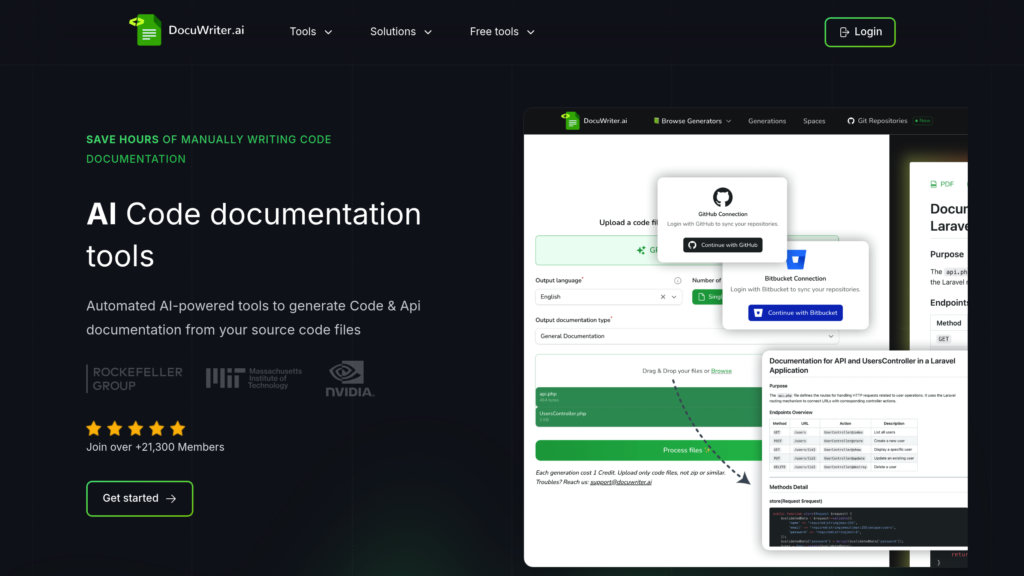 DocuWriter.ai Screenshot
