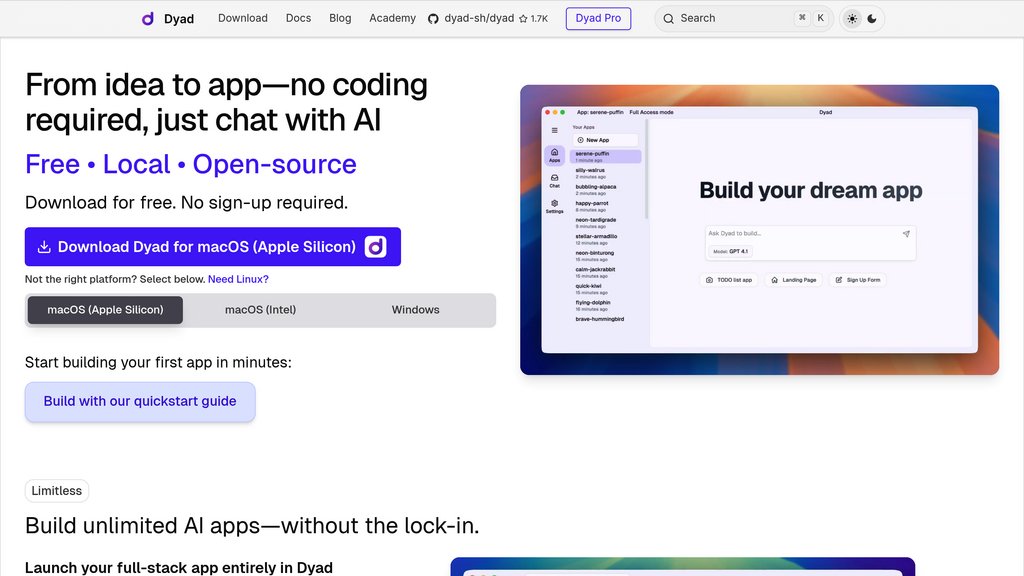 Dyad Captura de pantalla