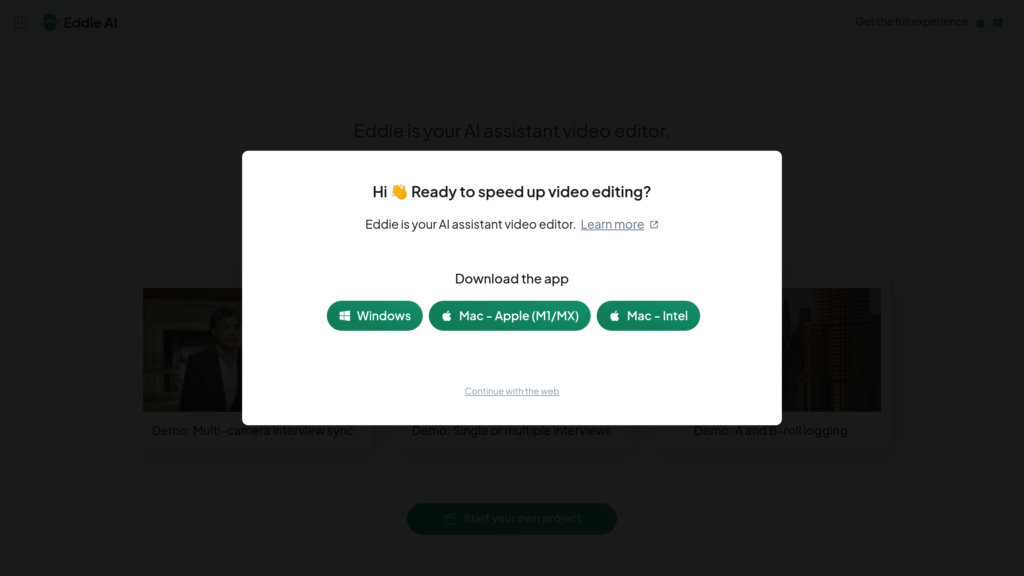 Eddie AI Captura de pantalla