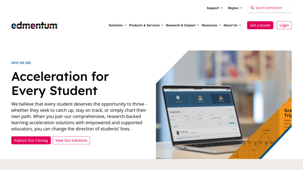 Edmentum Captura de pantalla
