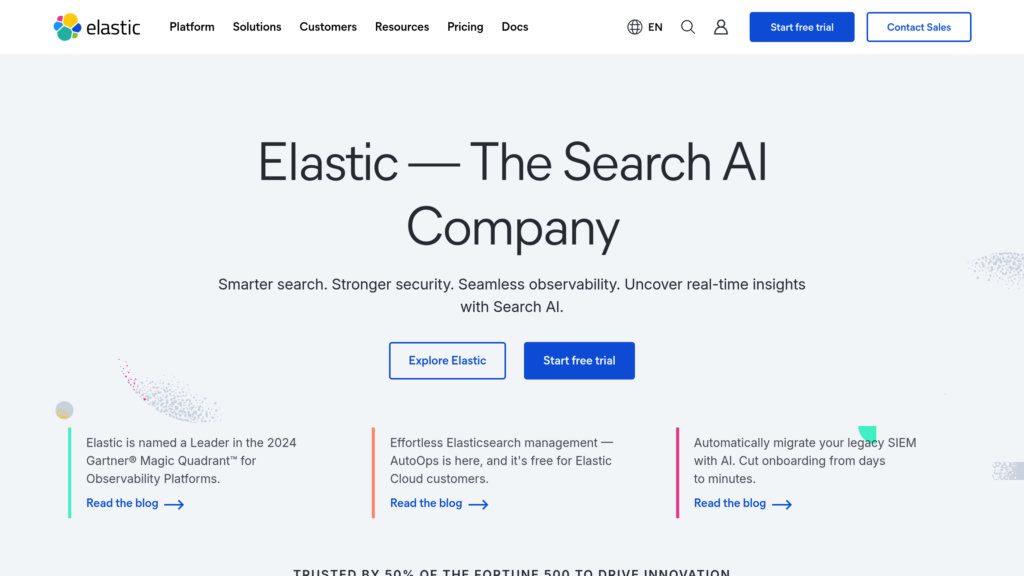 Elastic Stack Screenshot