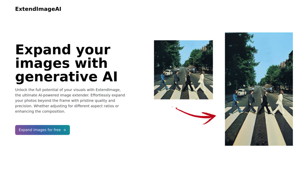 ExtendImage AI Capture d'écran