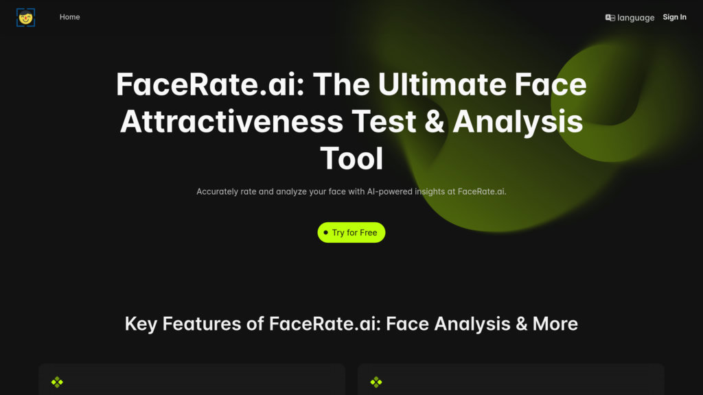 FaceRate.ai Capture d'écran