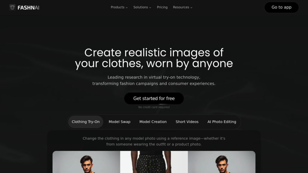 FASHN AI Screenshot