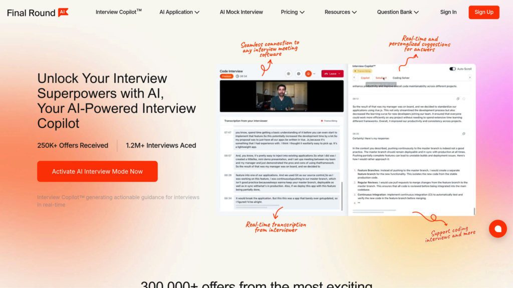 Final Round AI Screenshot