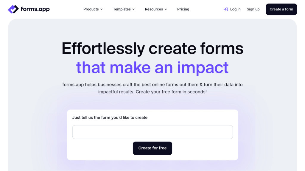 forms.app Screenshot