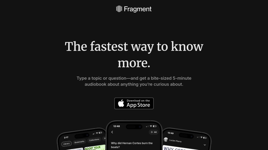 Fragment AI Screenshot