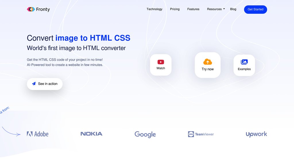 Fronty Captura de pantalla