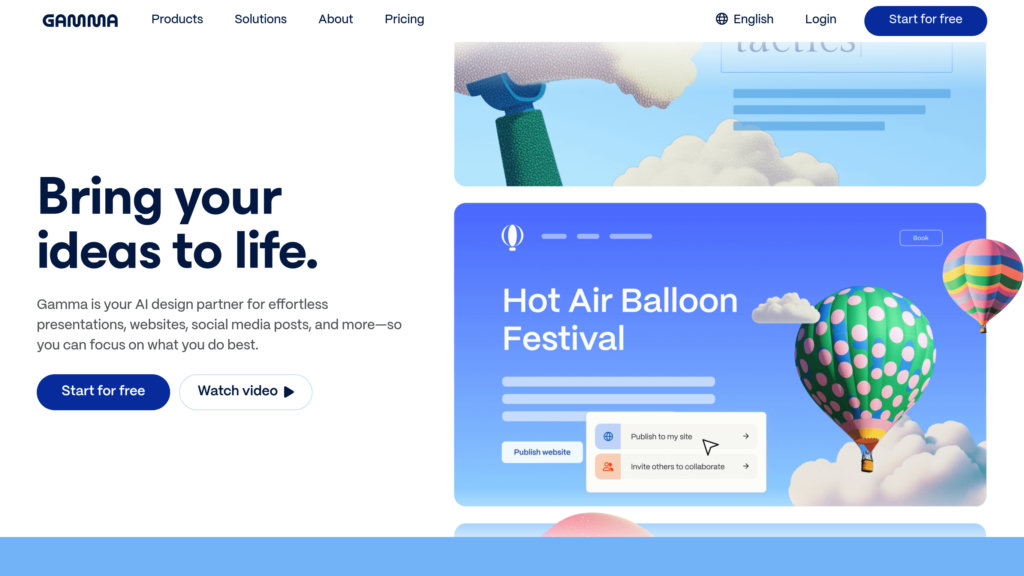 Gamma Capture d'écran