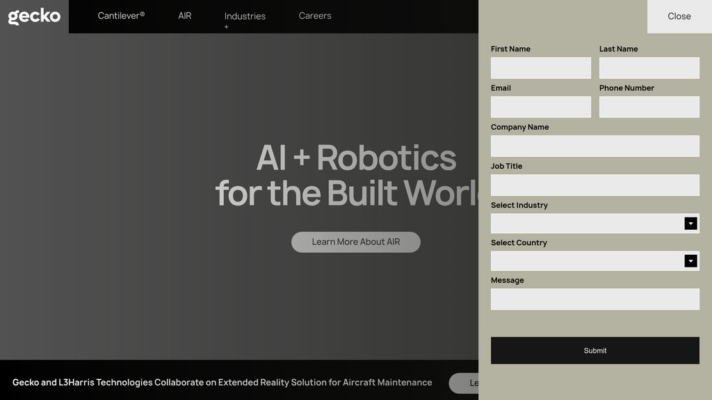 Gecko Robotics Screenshot