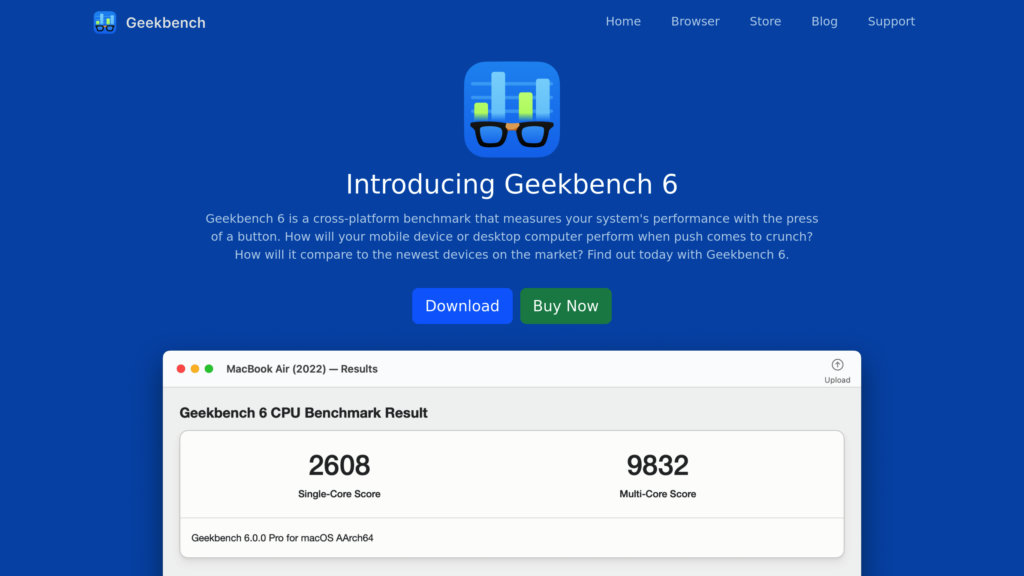 Geekbench Screenshot