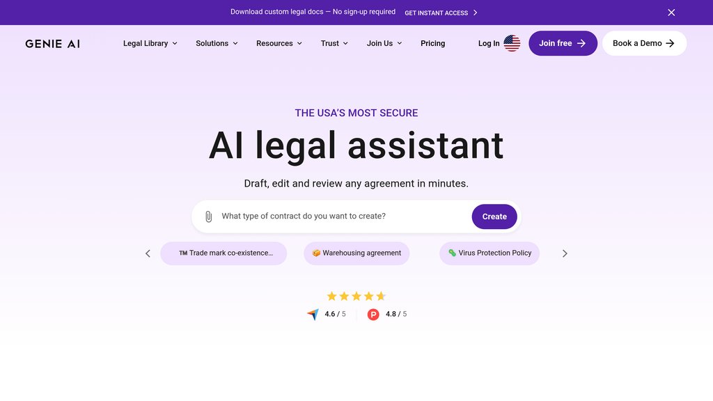 Genie AI Captura de pantalla