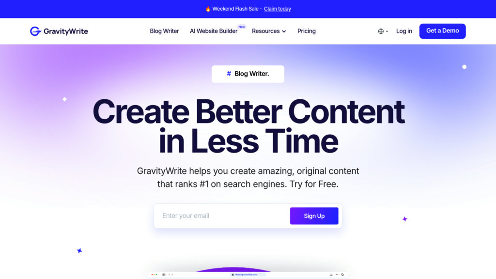GravityWrite Captura de pantalla