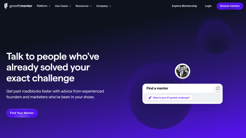 GrowthMentor Capture d'écran