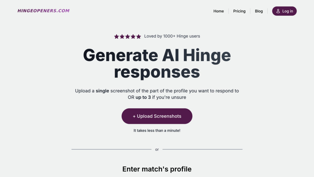 Hinge Openers Screenshot