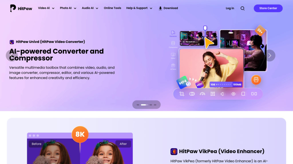 HitPaw VikPea Capture d'écran