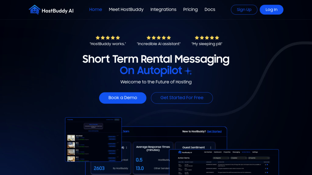 HostBuddy AI Screenshot
