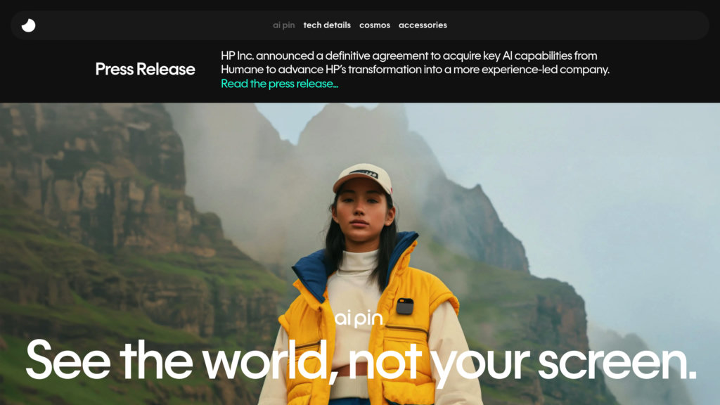 Humane Ai Pin Captura de pantalla