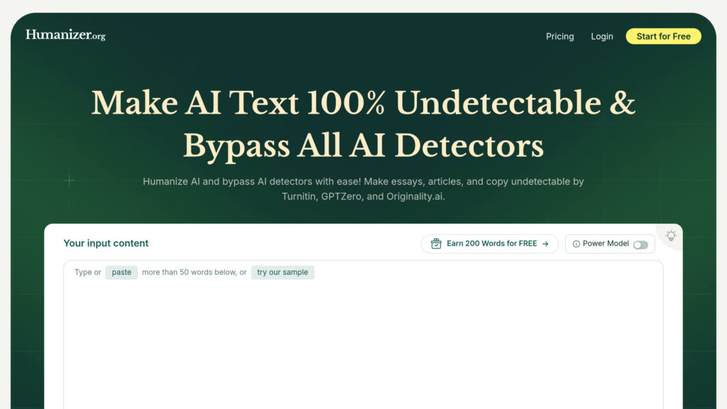 Humanizer.org Screenshot