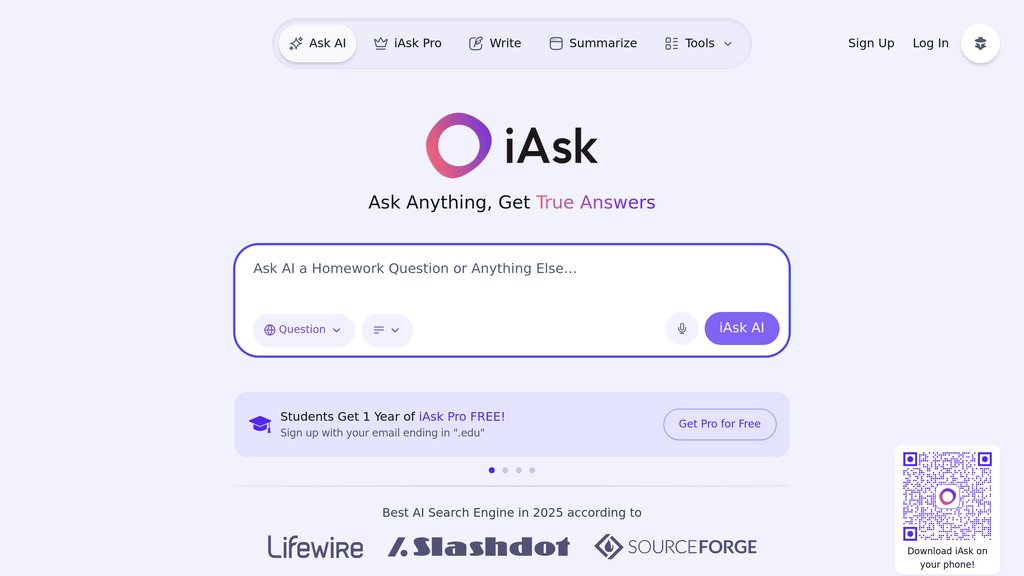 iAsk.Ai Screenshot