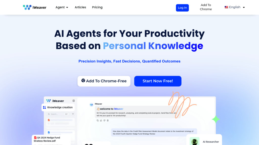 iWeaver AI Captura de pantalla