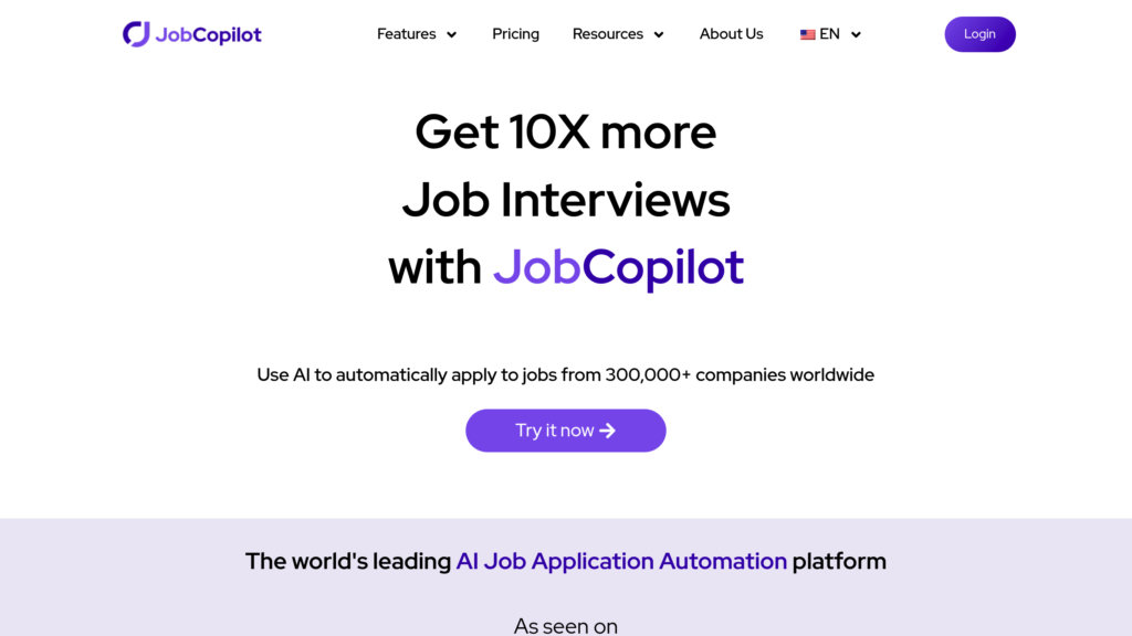 JobCopilot Captura de pantalla