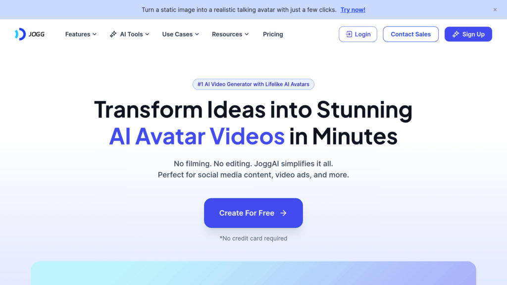 Jogg AI Capture d'écran
