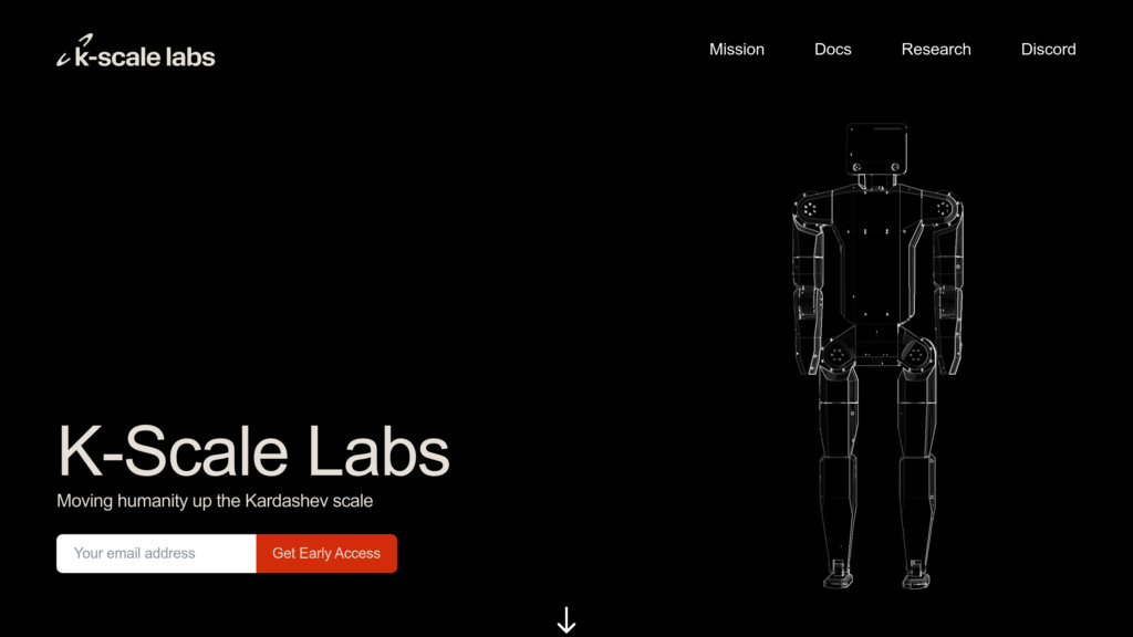 K-Scale Labs Screenshot