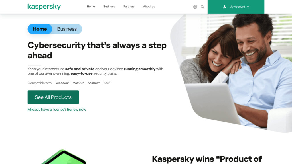 Kaspersky Captura de pantalla