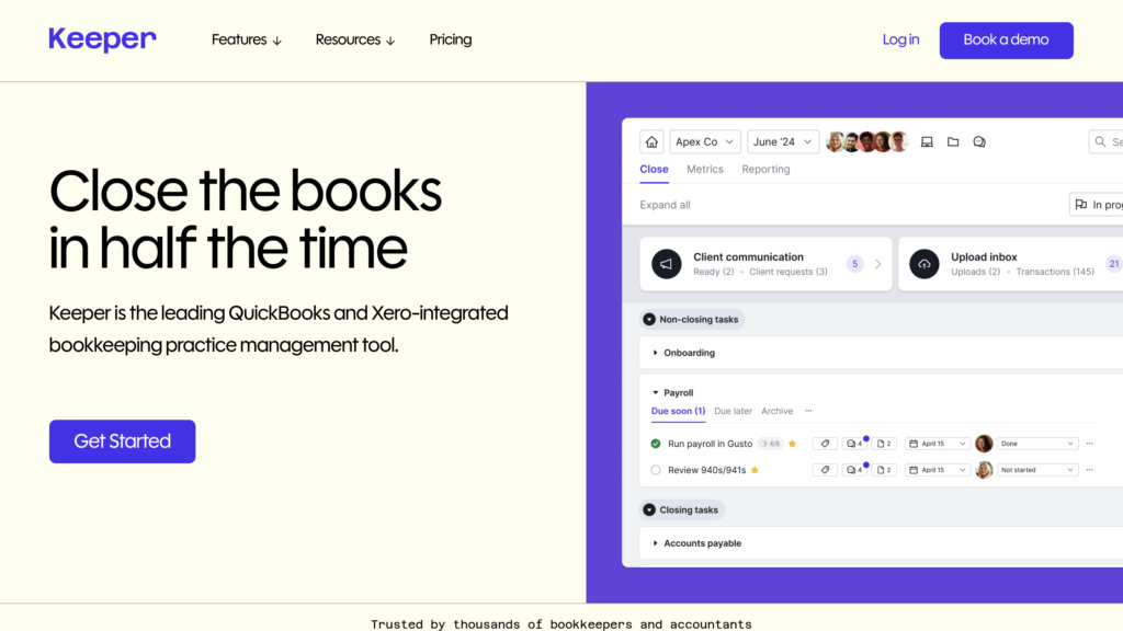 Keeper Captura de pantalla