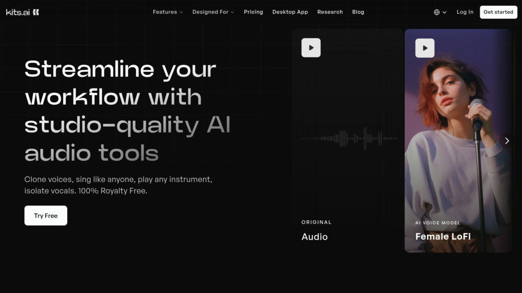Kits AI Capture d'écran