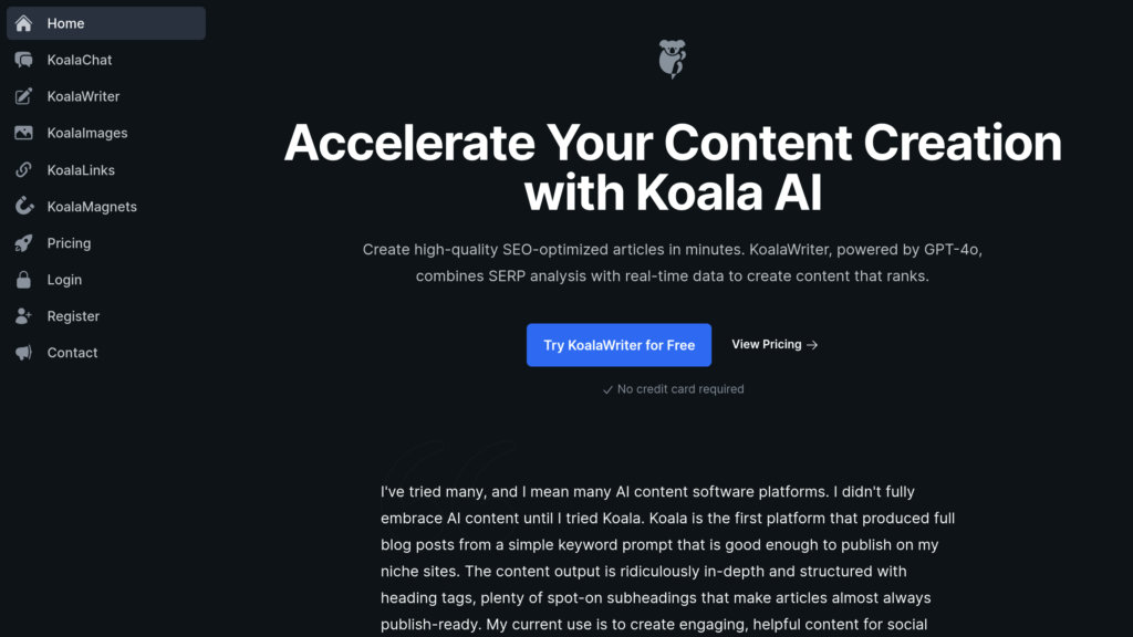 KoalaWriter Screenshot