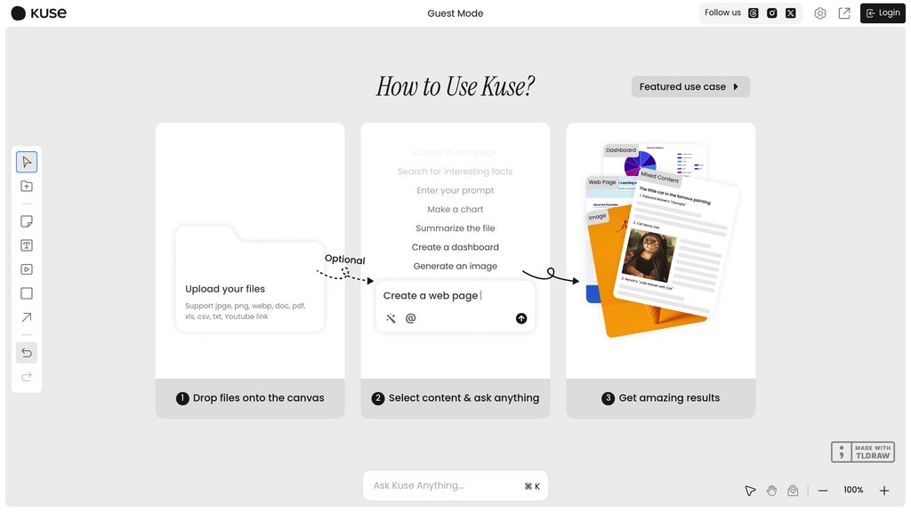 Kuse AI Captura de pantalla