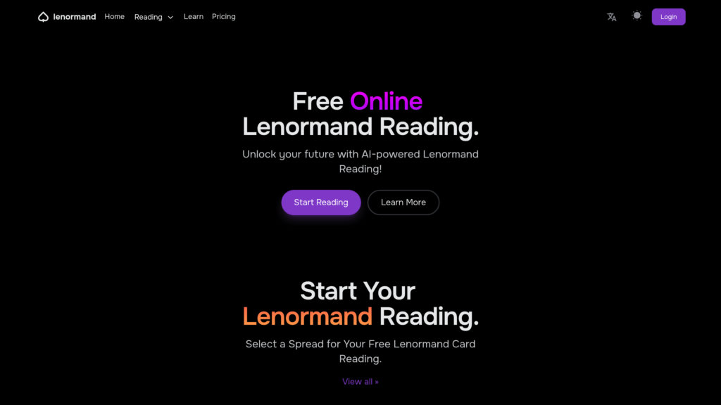 Lenormand Card Reading Service Capture d'écran