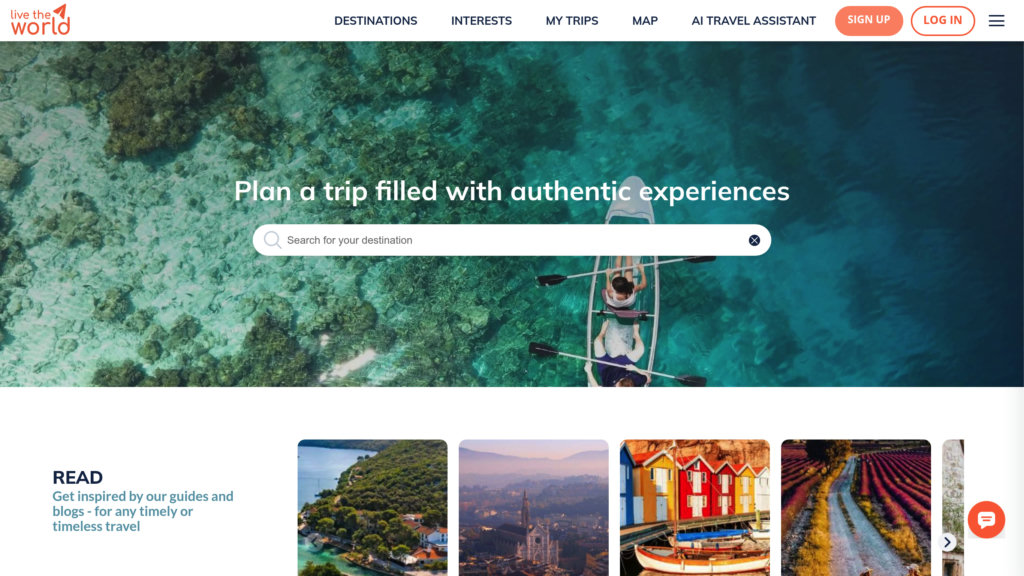 Live the World Captura de pantalla