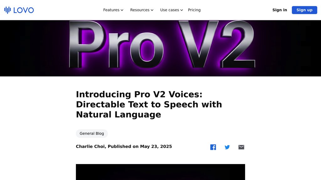 LOVO AI Captura de pantalla