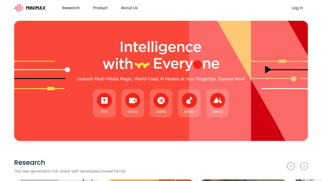 MiniMax AI Captura de pantalla