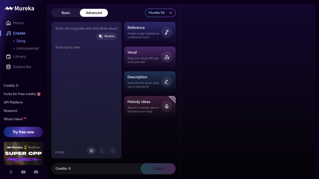 Mureka AI Captura de pantalla