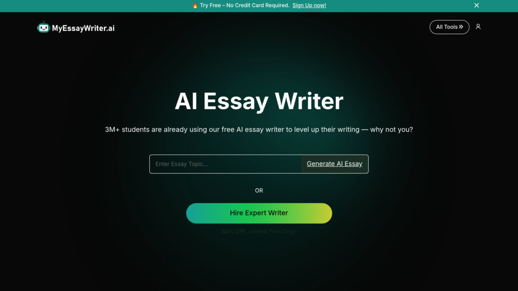 MyEssayWriter.ai Capture d'écran