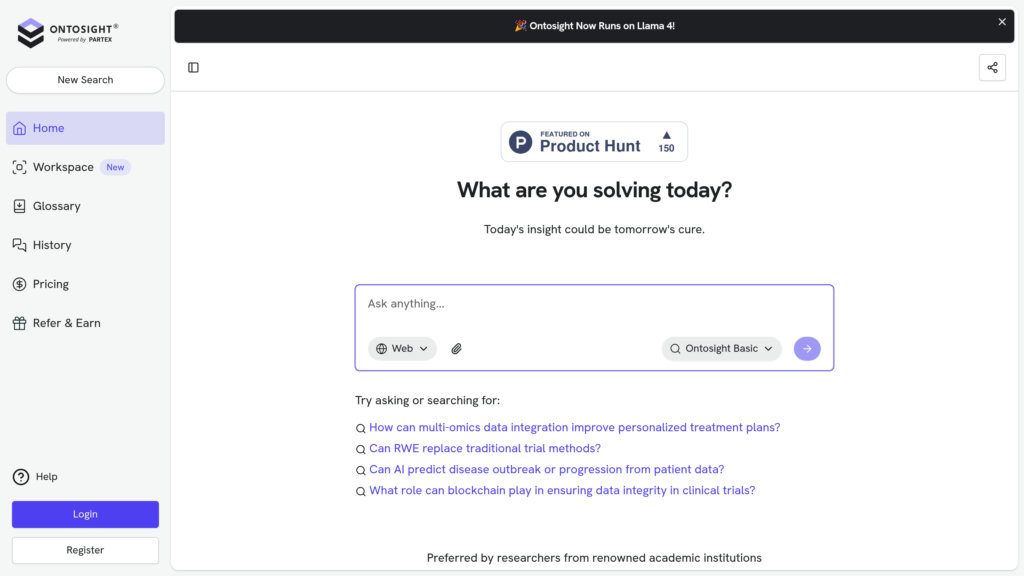 Ontosight.ai Screenshot