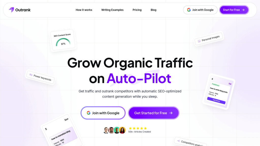 Outrank Captura de pantalla