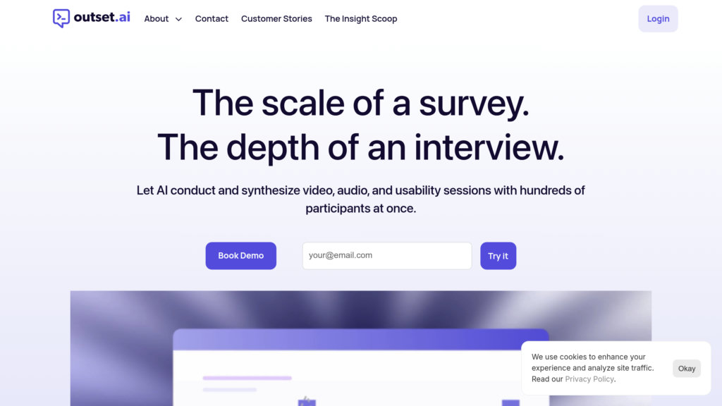 Outset.ai Screenshot