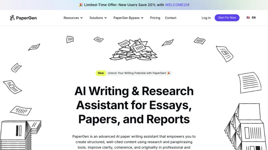 PaperGen Captura de pantalla