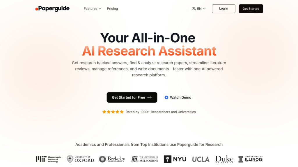 Paperguide Captura de pantalla