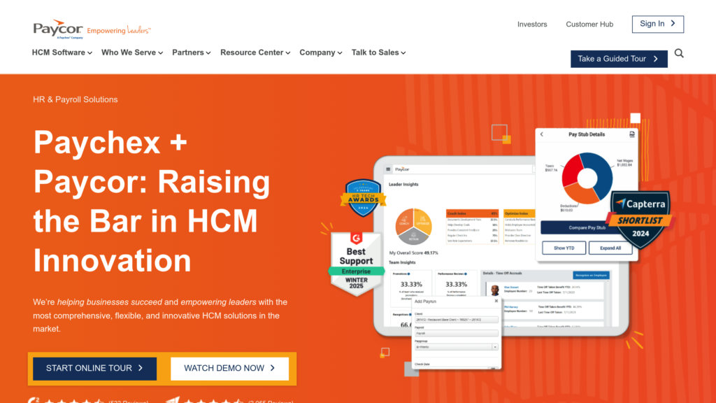 Paycor Capture d'écran